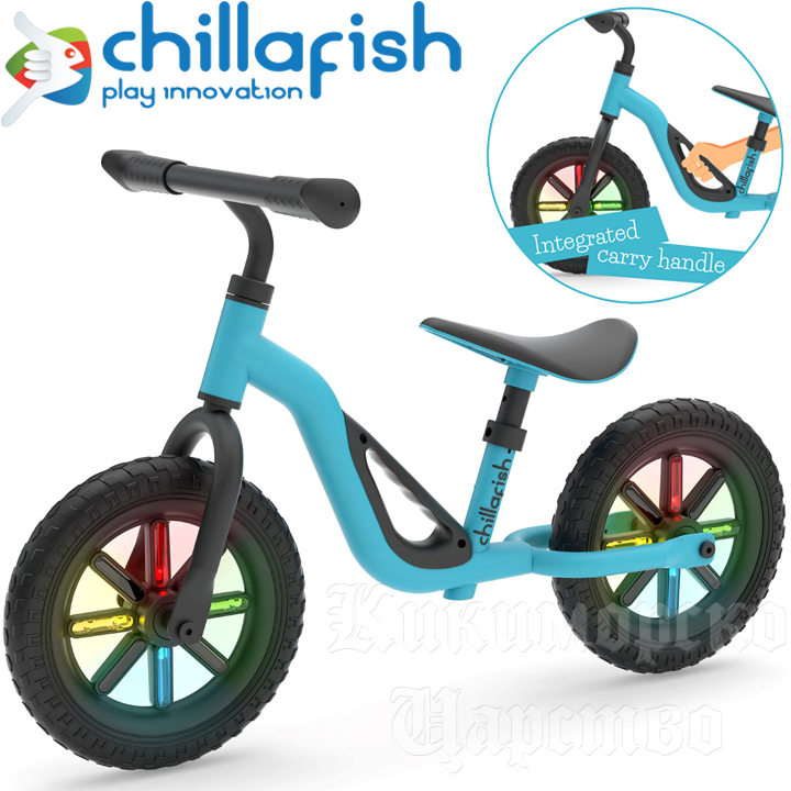 * Chillafish Charlie Balancing wheel in blue GLOW CPCH02SKY