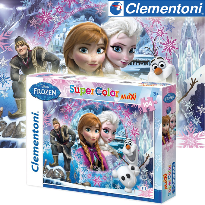 Clementoni -. Maxi Puzzle 104 h Regina din nord Muntele 23662