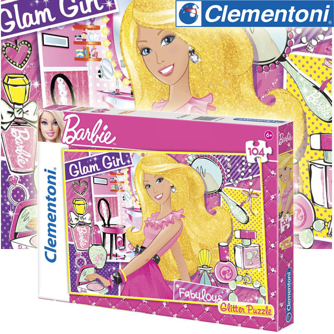 Clementoni - Super Color ����� Barbie Glam Girl 104�. 29694