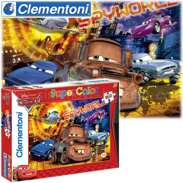Clementoni - Super Color ����� Cars Spyworld 60�.