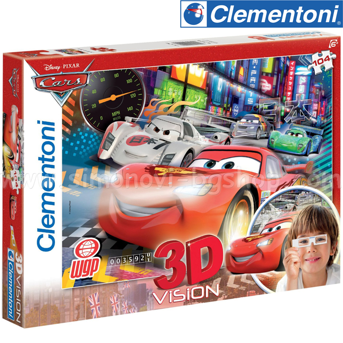 Clementoni 3D ����� 104�. Cars 20044