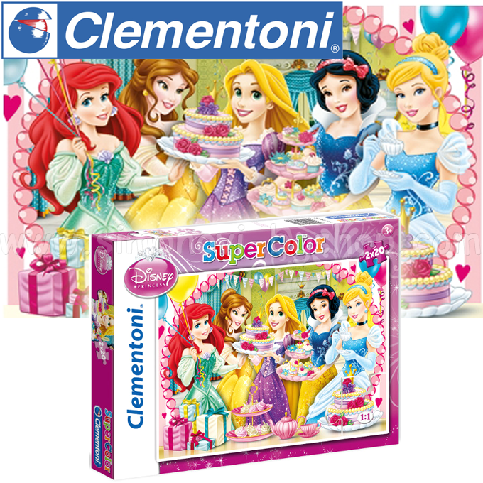 * Clementoni Kids Puzzle 2x20ch. Princess 24 732