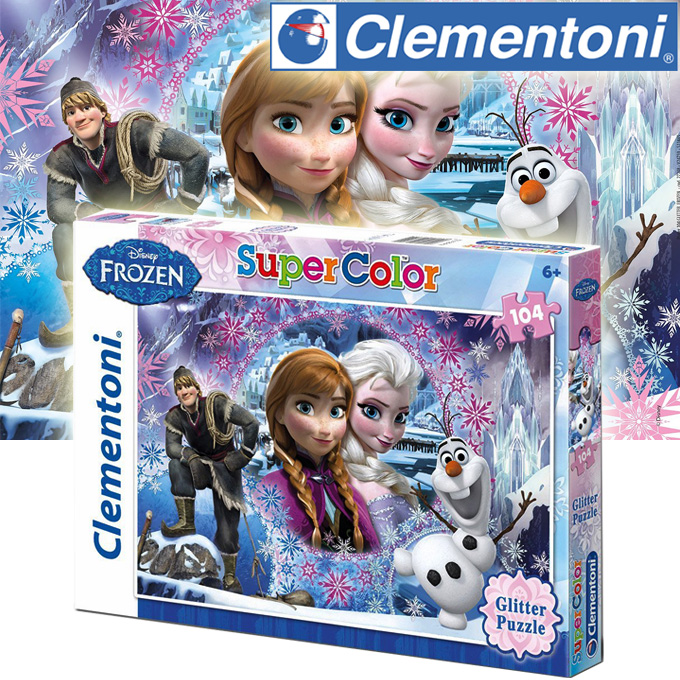 * Clementoni Puzzle 104ch. Glitter Frozen Regina Nord Munte 27 2