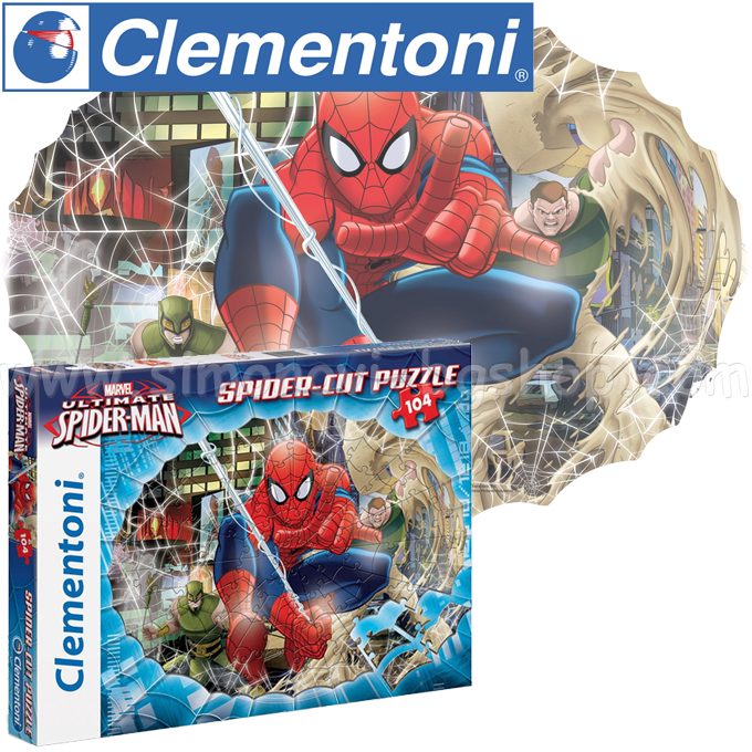 * Clementoni Super Color Kids Puzzle 104ch. Spiderman 20651