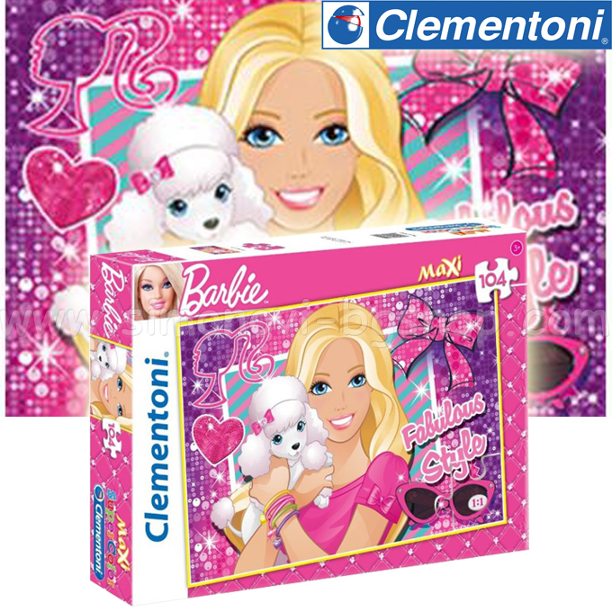 Clementoni - Super Color ����� Maxi 24�. Barbie 23644