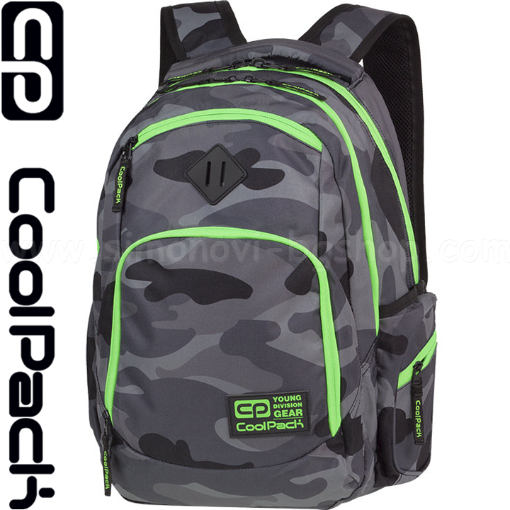 Cool Pack Break   Camouflage Green Neon 90377