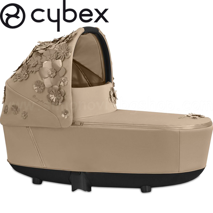 Cybex Newborn basket Priam / e-PRIAM Lux SIMPLY FLOWERS Nude Beige