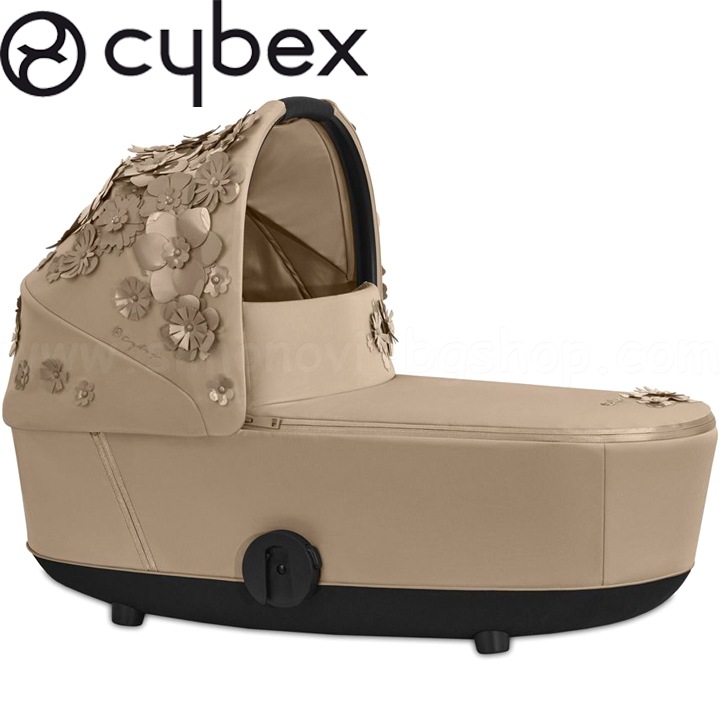 Cybex Newborn Basket Mios Lux SIMPLY FLOWERS Nude Beige