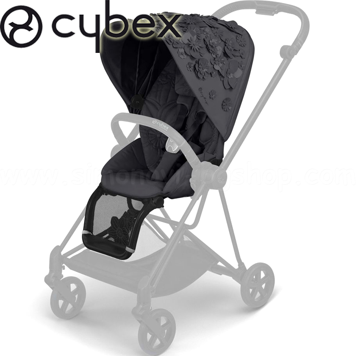 Cybex Upholstery for luxury seat Mios Seat pack SIMPLY FLOWERS Dream Gray