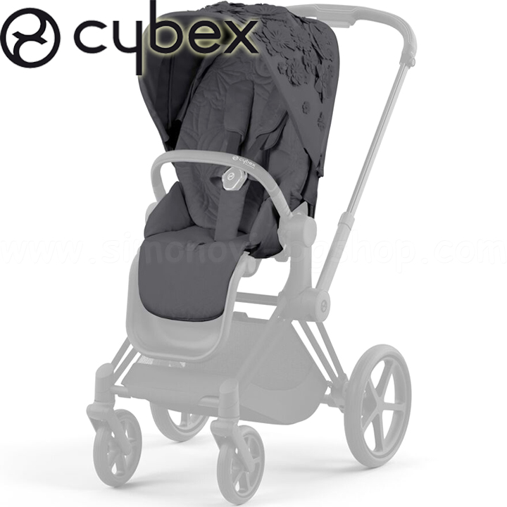 Cybex Seat upholstery Cybex Priam 4 / e-Priam Seat pack Lux SIMPLY FLOWERS Dream