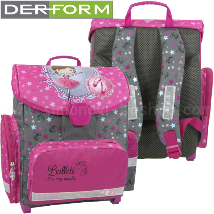 Derform Ergonomic School Backpack Ballete 42470