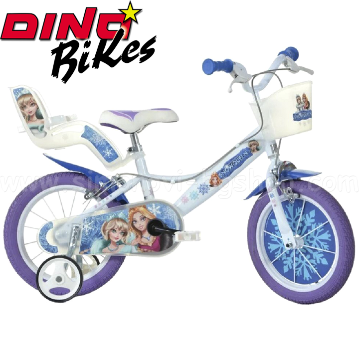 *Dino Bikes Snow Queen Children's bike for girls 14'' 8006817908531
