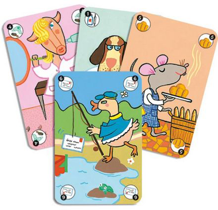 * Djeco - Playing Cards Happy Family DJ05115