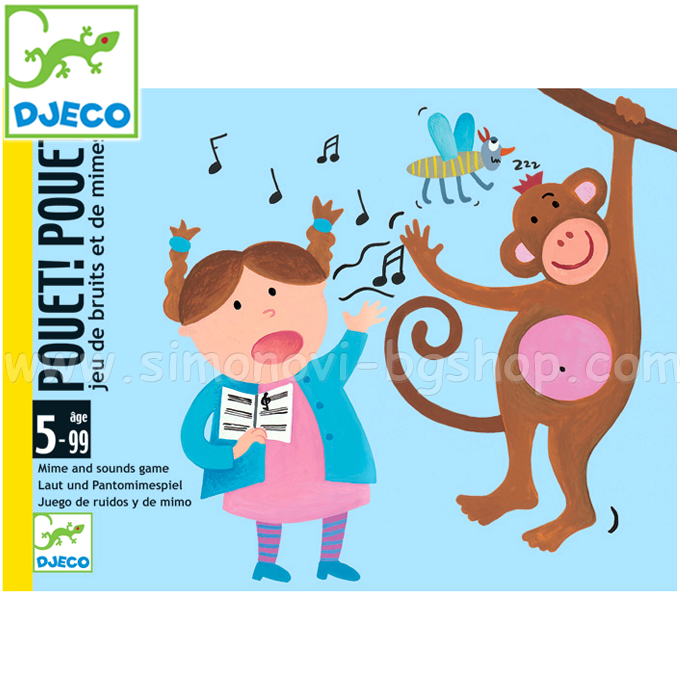 Djeco - Playing cards Pouet! Pouet! DJ05152