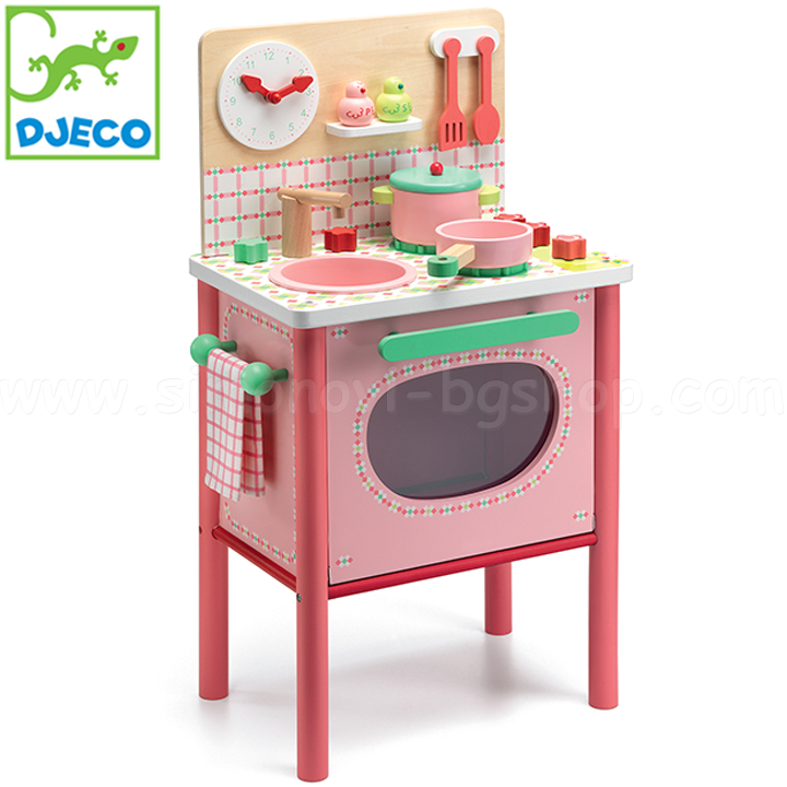 * Djeco Children's wooden kitchen Lia's Cooker DJ06506