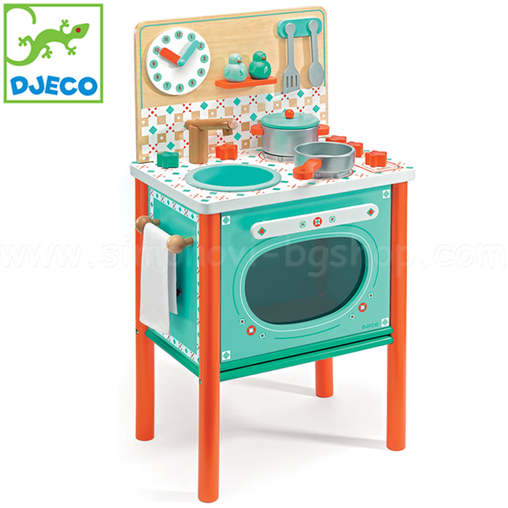 * Djeco Children's wooden kitchen Leo DJ06626