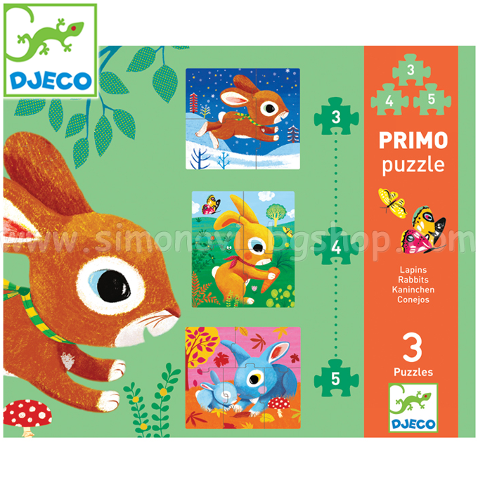 Djeco - Puzzle Bunny DJ07140