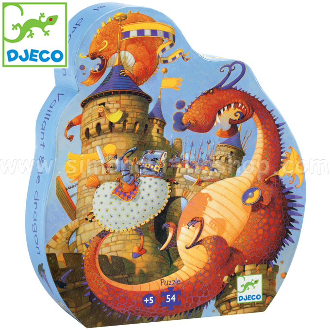 Djeco - Puzzle "Knight and Dragon" DJ07256