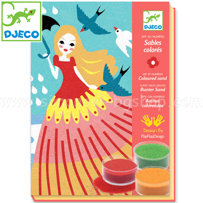 Djeco - Colouring of Sand "Girls out" DJ08659