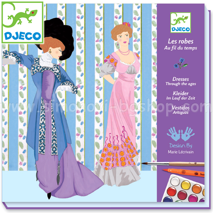 Djeco - Colouring "Fashion through the ages" DJ08734