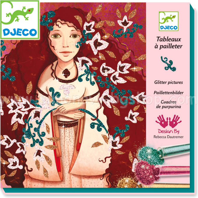 Djeco - complete sets for staining brocade Gold and Silken DJ095