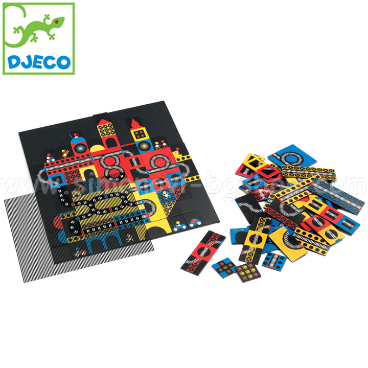 Imagini animate Djeco Kinoptik Oraș DJ05610