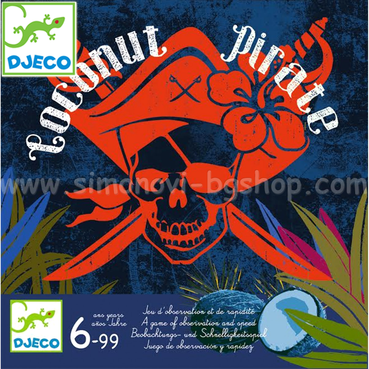 Djeco Game Coconut Pirate DJ08460
