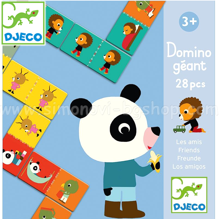 Djeco Domino Giant Prieteni DJ08118
