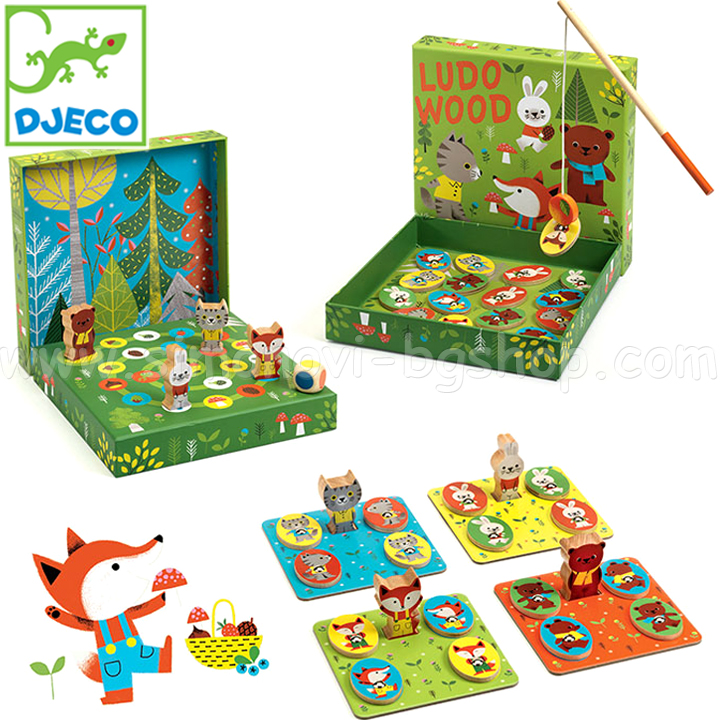 Djeco 4  Ludo WoodDJ01628