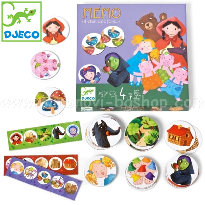 Djeco Game Memo o dată la un moment dat DJ08466