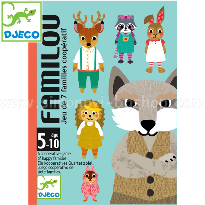 Djeco Card Game Familou DJ05103