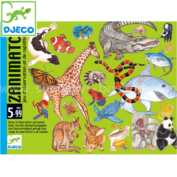 Jocul de cărți Djeco Zanimatch DJ05153