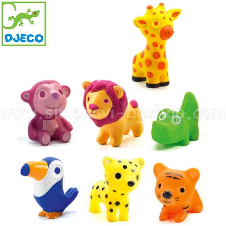 Animale Djeco Savannah 7 bucăți DJ09117