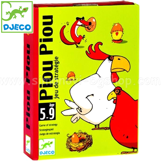Djeco Playing Cards Piou Piou DJ05119