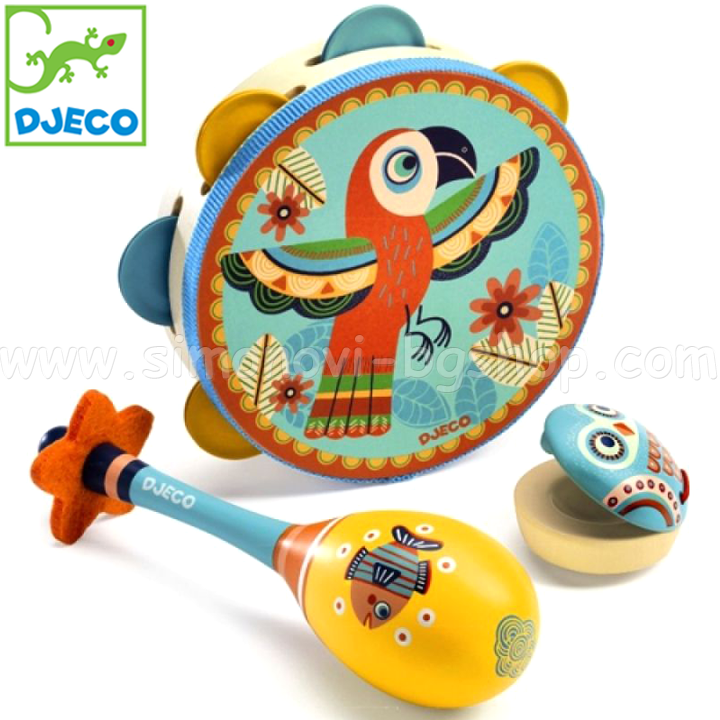 Djeco Set de trei instrumente Animambo DJ06016