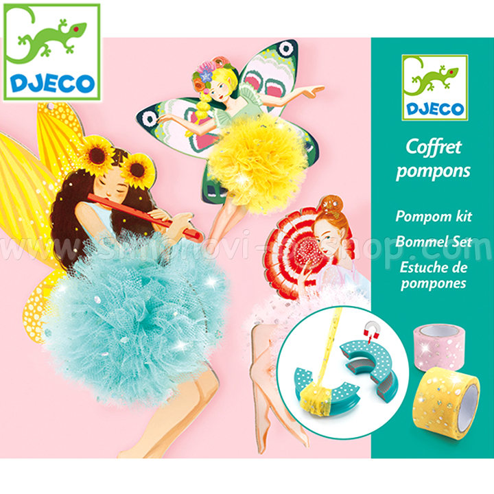 Djeco Weaving set Fairy Pompoms DJ09836