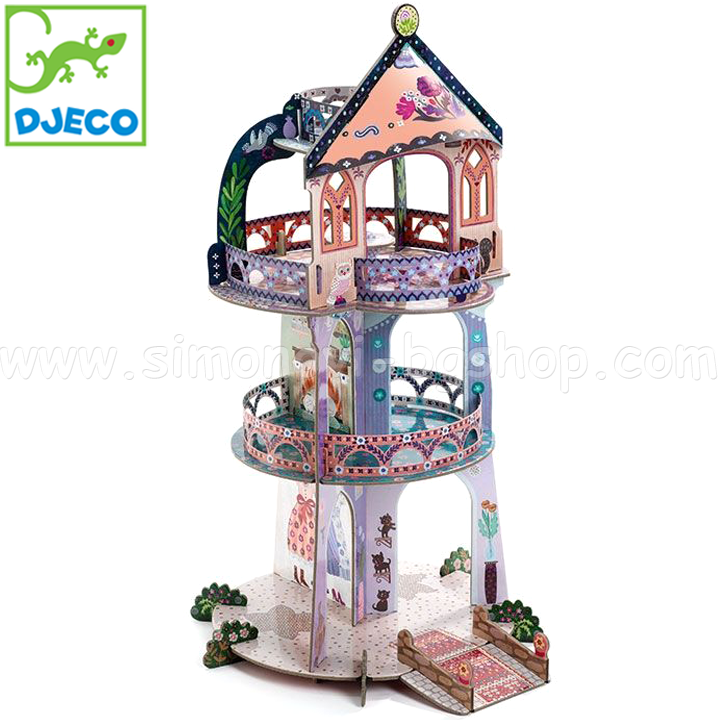 Djeco Puzzle 3D Turnul mirilor DJ07712