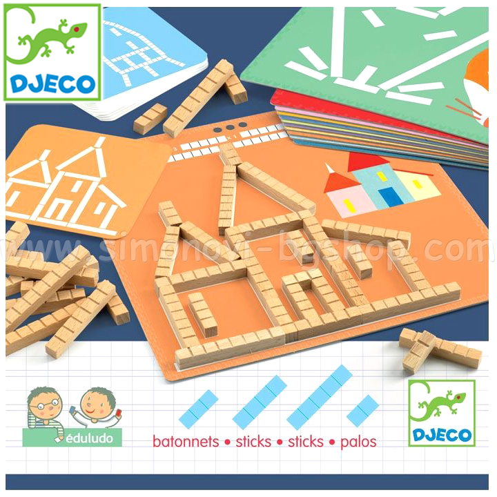 Jocuri Djeco Educational Sticks DJ08356