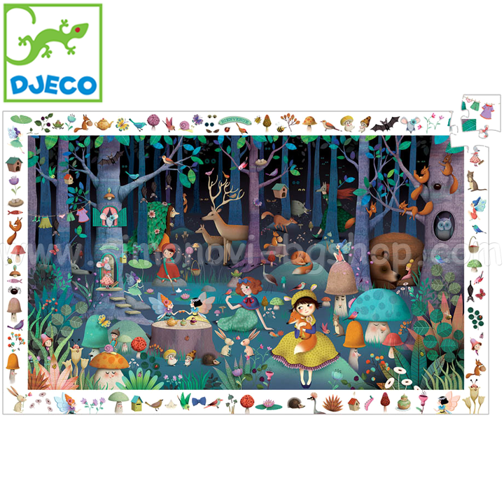 Djeco Observare Puzzle Fairy Forest 100 Pieces DJ07504