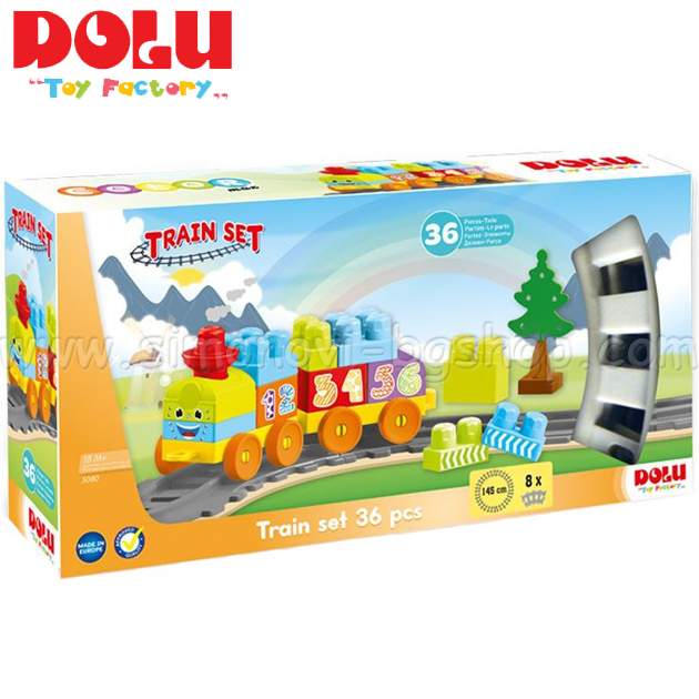 Dolu Kids train 36 pieces 5080