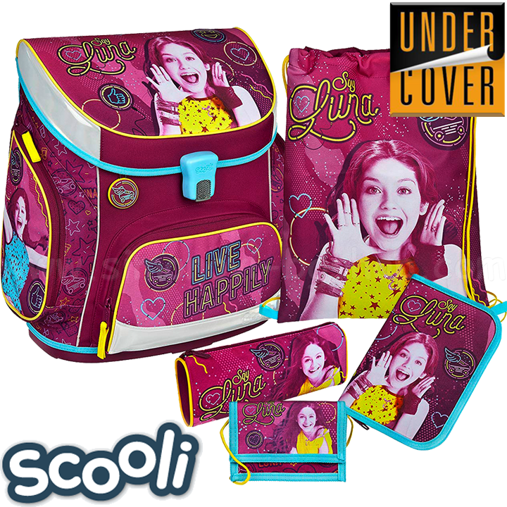Undercoat Scooli Soy Luna Ergonomic backpack with accessories 27150