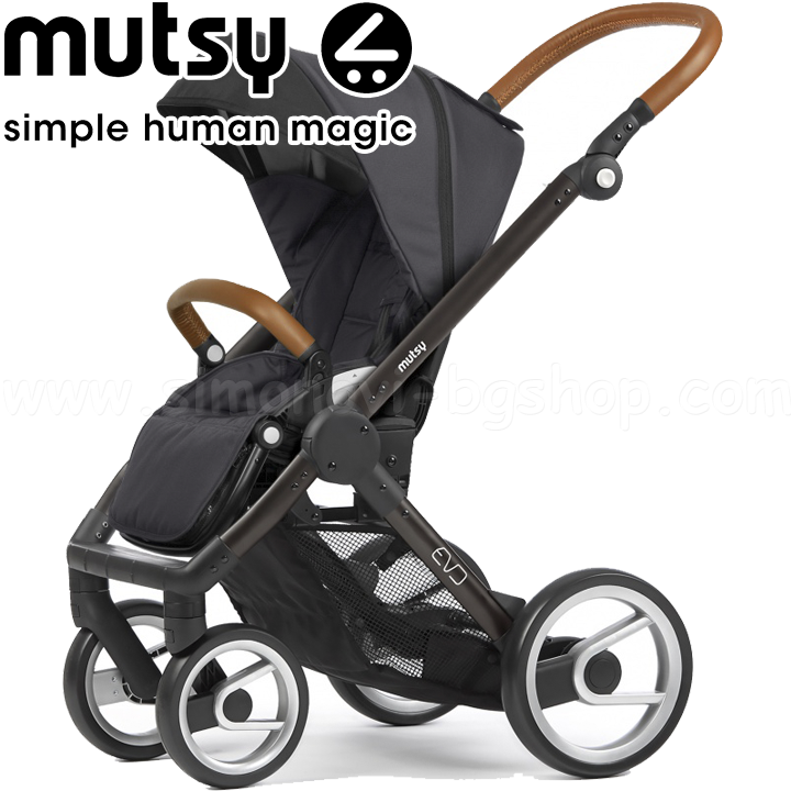 Mutsy   Evo Urban Nomad Dark Grey Black Brown