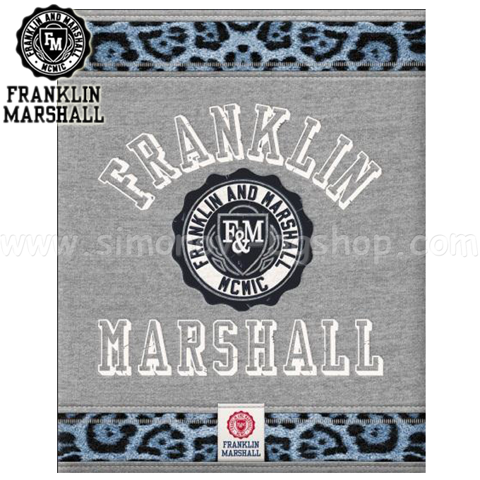 Franklin & Marshall Girls Notebook A5 Grey 45014 Stationery Team
