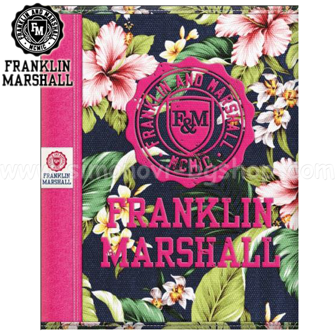Franklin & Marshall Girls Notebook A5 Pink 45014 Stationery Team