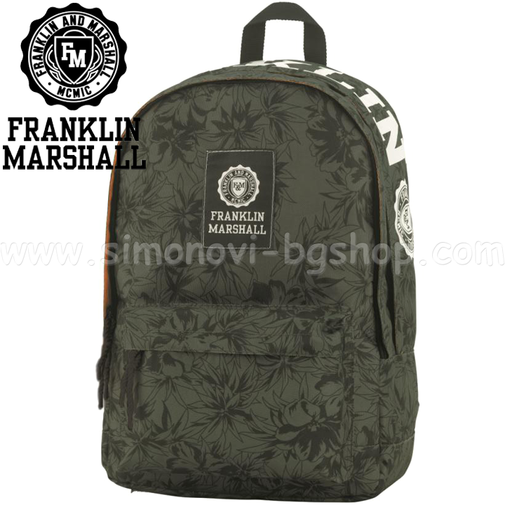 Franklin & Marshall Boys School Backpack 03101 Green Stationery Team