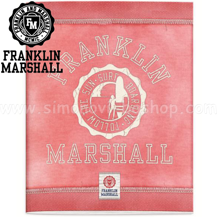 Franklin & Marshall Girls Tetrady A5 Pink 05350 Stationery Team