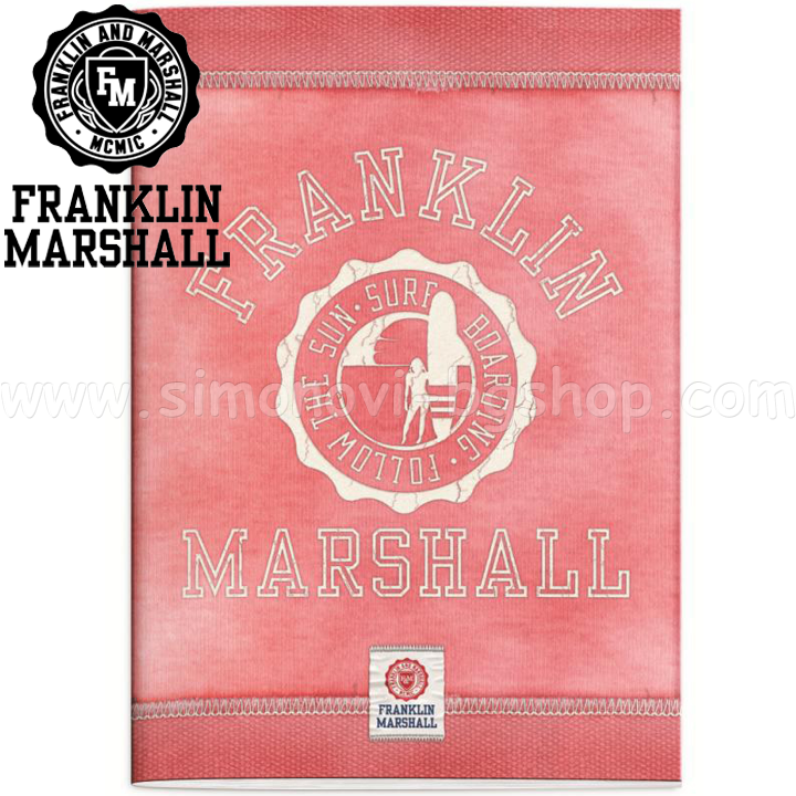 Franklin & Marshall Girls Notebook A4 05351 Stationery Team