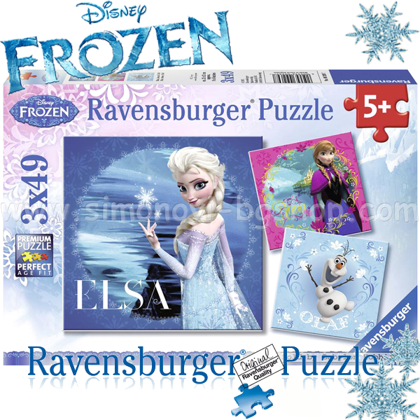 Ravensburger - Frozen ����� 3 � 49�. ������������ �������� 09269