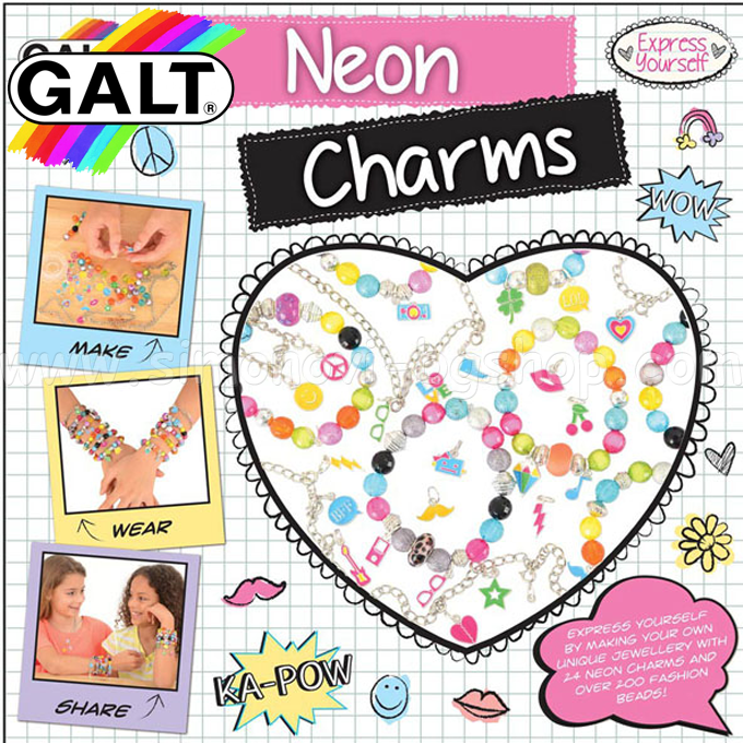 Galt - Children set "Neon jewelry" 1004630