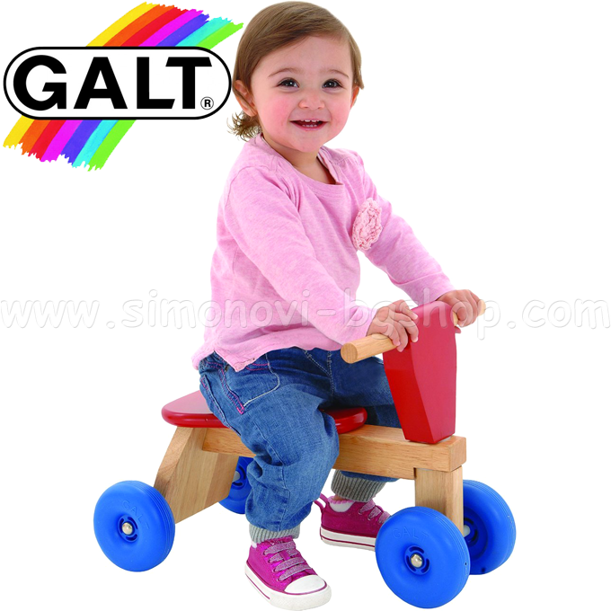 Galt - Wooden Baby bike with four wheels L1034L